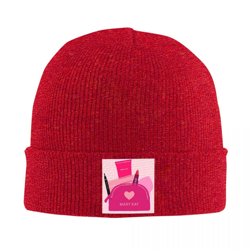 Mary Kay Warm Knitted Cap Hip Hop Bonnet Hat Autumn Winter Outdoor Beanies Hats for Unisex Womenx Adult