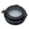 Round Boat Hatches Portlight Porthole Window ABS Easy Assembly 4mm Safety Glass Corrosion Resistant Marine