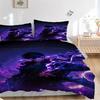 3pcs Anime Character Home Bedding Set-Universal Three-Piece Suit for Bedroom, Guest Room, Living Room, Hotel Decor-Perfect Gift for Fans, Tr
