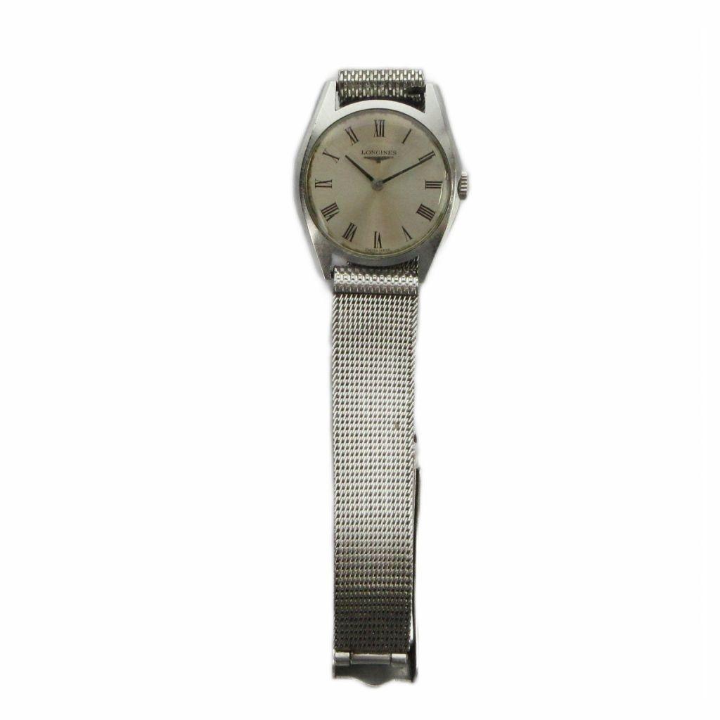 Used Longines LONGINES watch manual winding logo silver color GY18 /MQ