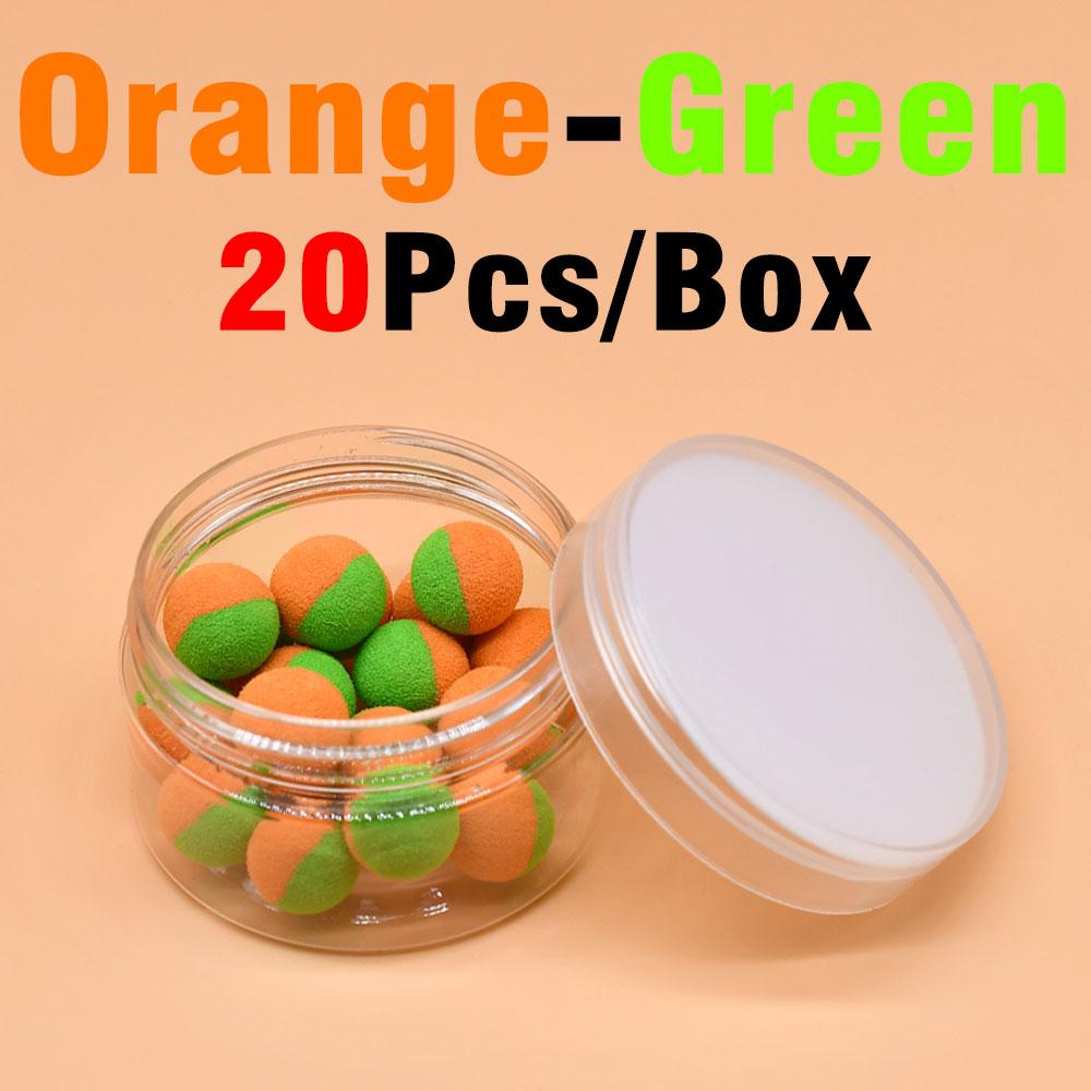 20Pcs/Box Carp Fishing Lures Pop up Boilies Baits Foam Ball Ronnie Rig Method Fishing Lures Hair Rig for Carp Fishing