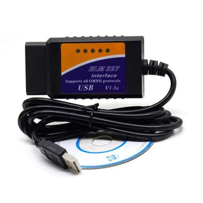 ELM327 USB 1.5 PIC18F25K80 Çipli Araç Arıza Teşhis Kablosu OBD2 Tarayıcı Windows İçin Çoğu OBDII Protokolünü Destekler Hata Okuma