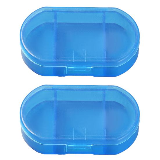 

2 шт. держатель для таблеток большой емкости экономит место пищевой класс видимый мини-кейс для офиса дома дорожные аксессуары