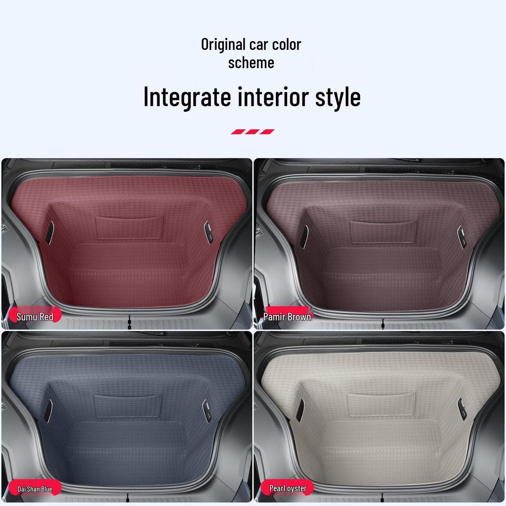 NIO ES8 Front & Rear Trunk Mat: Full-Coverage Leather Protection for 26 Models