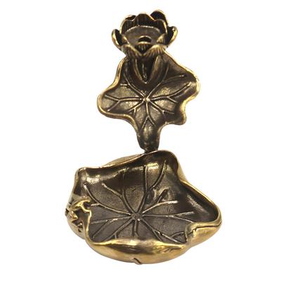 TOMMYFIELD Backflow Incense Lamp, Nagarekawa Incense Burner, Brass Incense Holder for Buddhist Altars, Good Luck, Feng Shui, Aromatherapy (Incense