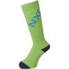 MIZUNO Ski Socks Z2JX7540 N-XT 2-Piece 70 Black/Lime 2017-2019
