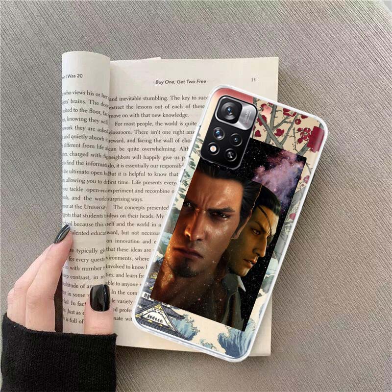 Yakuza 0 Game Phone Case For Redmi Note 13 12 Pro Plus 14 15 Pro 5G 11 11T 11E 11S 10 Pro 10S 9 9S Cover Cell Clear TPU Capa Cas