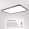Modern Minimalist Walnut Ceiling Light - Solid Wood for Living Room, Bedroom, Dining Room, and Study