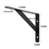 Compact Triangular Wall-Mounted Storage Shelf for Microwave Ovens