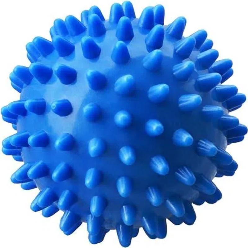 

1 шт. BOTQTOW Spiky Massage Ball, физиотерапевтические массажные мячи, жесткий мяч для лакросса и шипованный массажный мяч для миофасциального расслабления синий