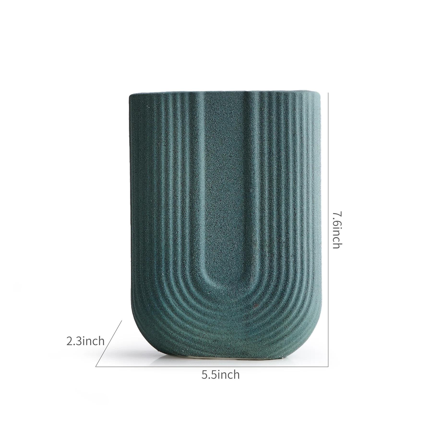 

Домашний декор Креативная ваза для сухоцветов Современный минимализм Спальня Украшение стола Садовое украшение Керамическая ваза Поделки