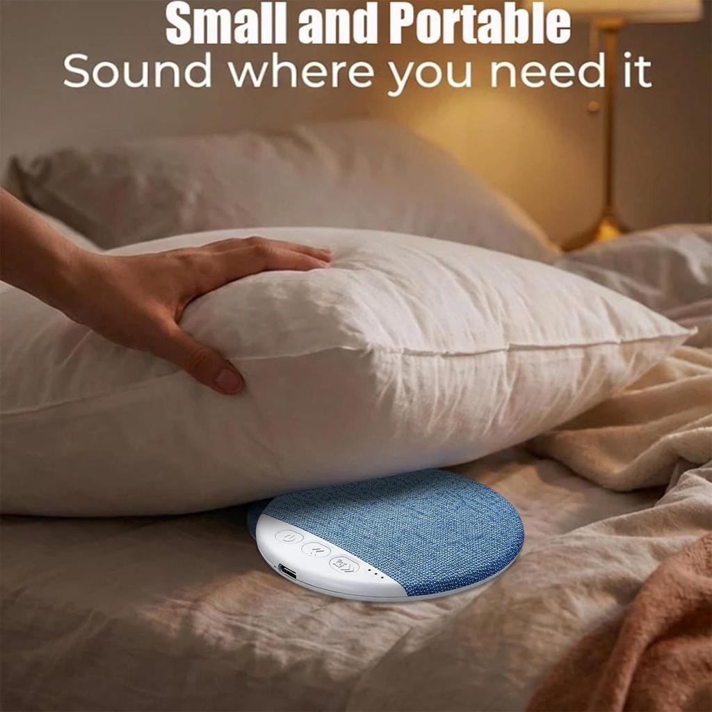 Bedroom Pillow Speaker Sound BT Under Pillow Speaker Stereo Bass White Noise With Timer For Sleeping Gifts