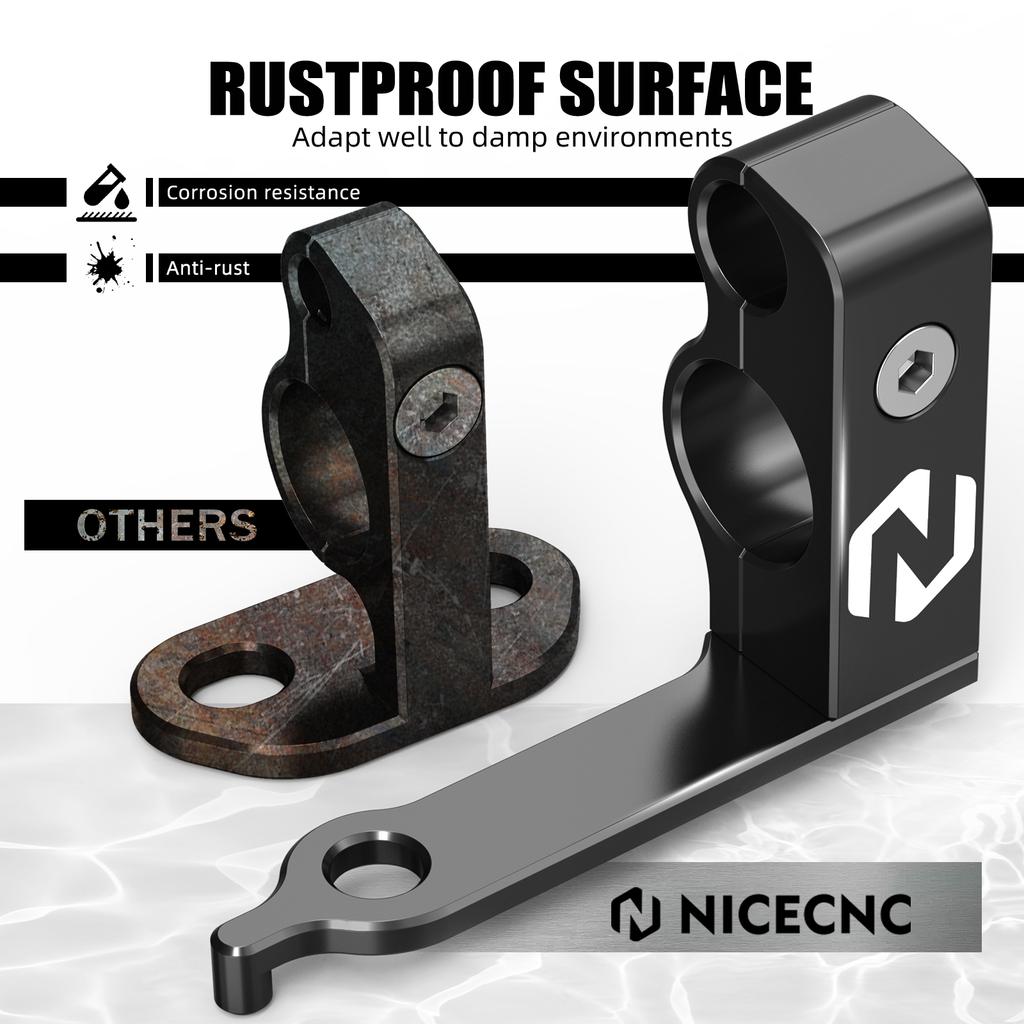 NICECNC Rear Brake Line Hose Clamp For Yamaha Tenere 700 XTZ700 19-24 Tenere 700 Rally Edition/World Raid Tenere 700 Accessories