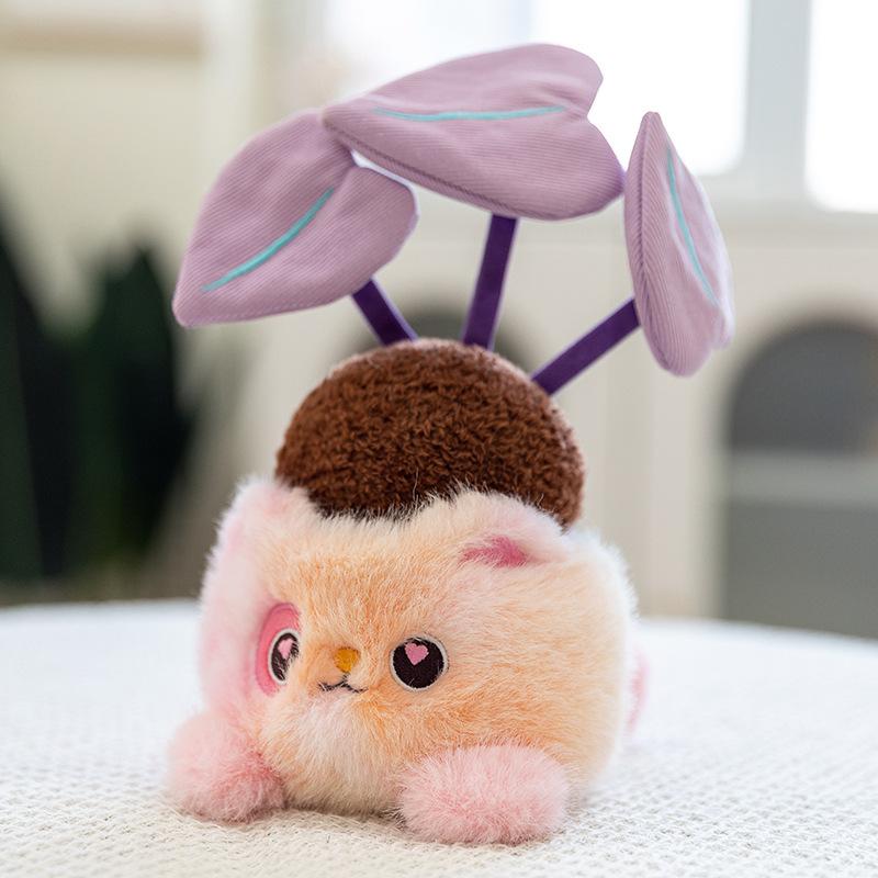 Creative Love Cat Cactus Plush Potted Plant for Girls Office Sun Flower Table Company Event Gift
