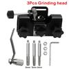 Household Handheld Electric Saw Chain Sharpener Chain Clamp Sharpener Hand Crank Chain Grinder Woodworking Grinding Stone Tool