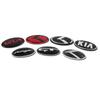 3D Car Logo Steering Wheel Center Emblem Sticker For KIA GT K5 Sportage Ceed Sorento Cerato Rio Soul KN Stinger Proceed Picanto BK7