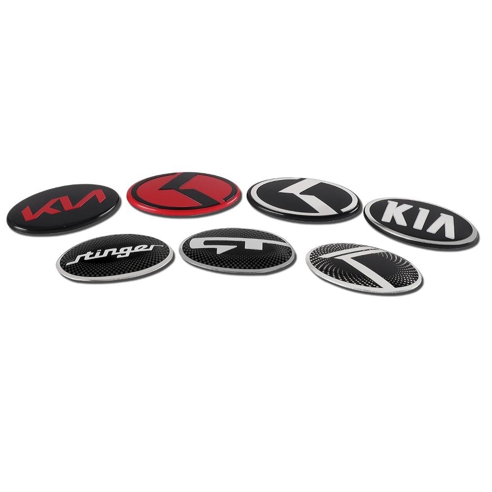 3D Car Logo Steering Wheel Center Emblem Sticker For KIA GT K5 Sportage Ceed Sorento Cerato Rio Soul KN Stinger Proceed Picanto BK7