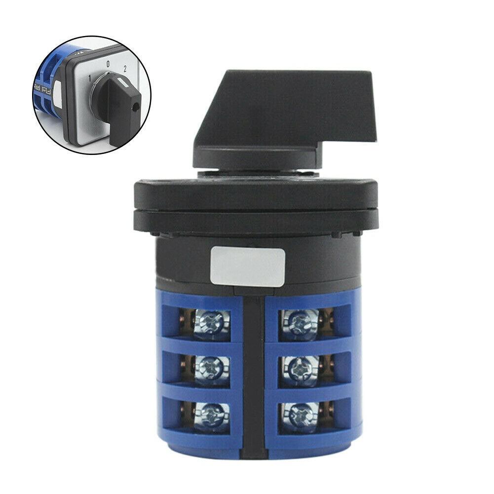 LW26-20A/32A 3 Positions On-Off-On Changeover Selector Control Rotary Cam Switch
