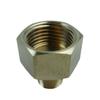 Wielofunkcyjne miedziane adaptery redukcyjne gazu 3/8 cala wewnętrzny 1/4 cala zewnętrzny gwint lewoskrętny do systemów propanowych