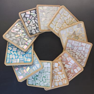 100g Tessere di Mosaico Colorate Stucco in Polvere Inalterabile Artigianato per Pareti Vetro