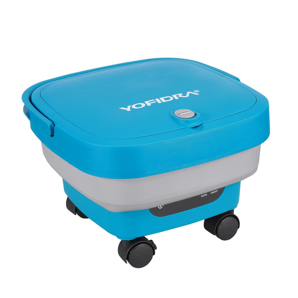 Yofidra 100BAR Elektrischer Hochdruckreiniger mit faltbarem 15L Tank Autowaschen Garten Wasserspritzpistole Für Makita 18V Akku Pin