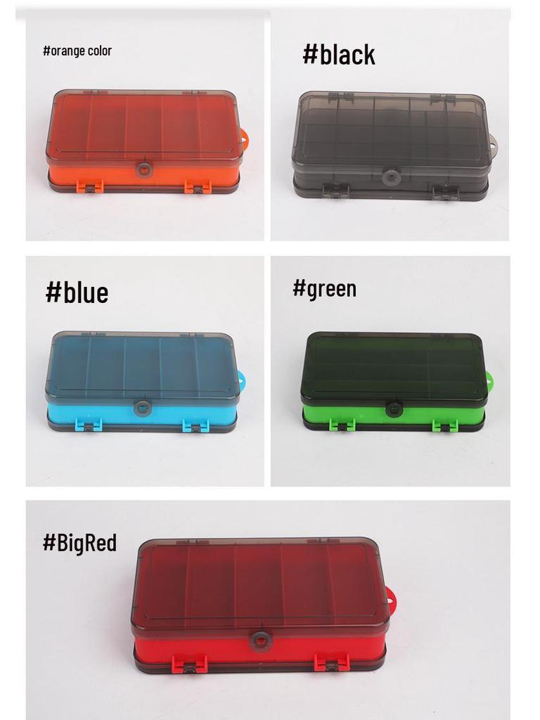 Zweischichtige doppelseitige Angelköder-Aufbewahrungsbox