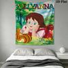 The Story of Pollyanna Pattern Home Decor Tapestry, Wall Hanging, Decorative RV Wall Cloth.AGT261020123