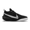 Nike Team Hustle D10 GS Black Metallic Silver Kids Sneakers Volt White CW6735-004