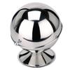 Stainless Steel Sugar Bowl with Roll Top Spherical Sugar Cube Holder Candy Jar Cookies Mints Bowl for Home Kitchen