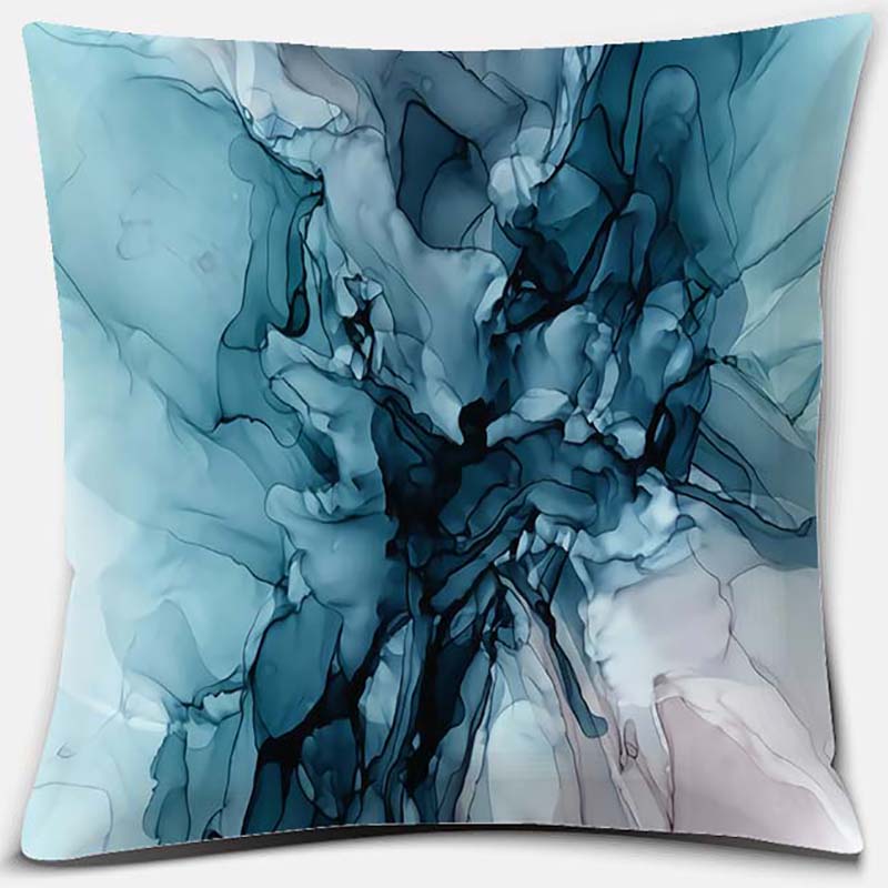 Modern Ink Art Printing Series Pattern Pillowcase Square Pillowcase Home Office Decoration Pillowcase