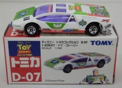Coleção Disney Tomica Toyota EX7 Toy Story D-07