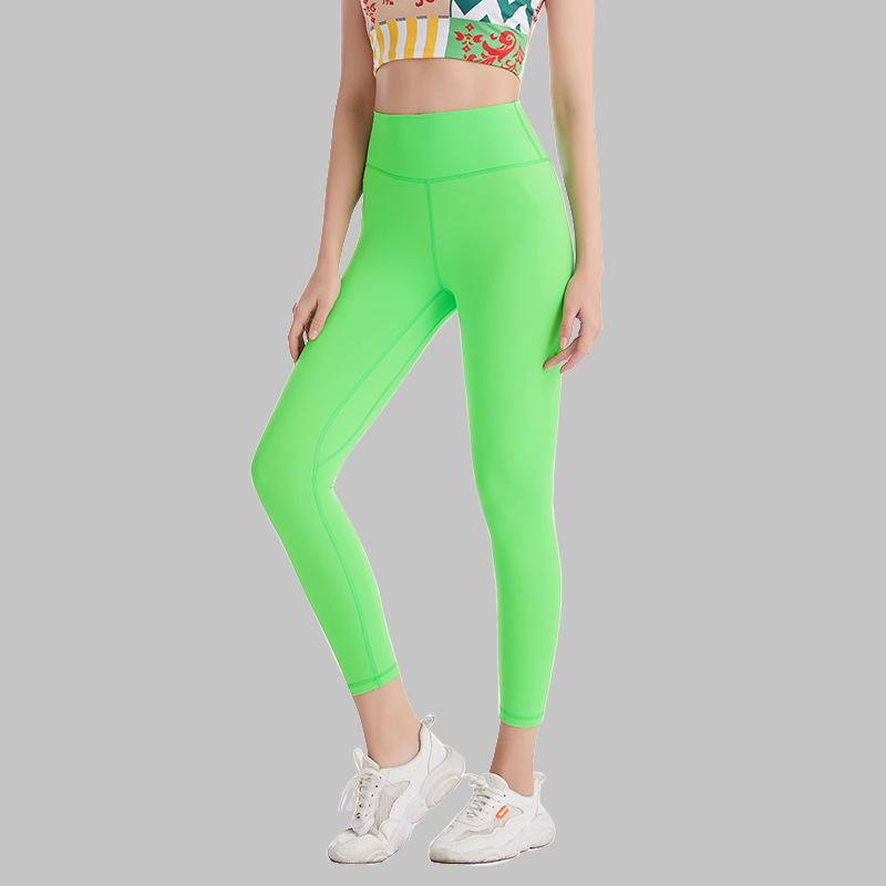 Women's Hot Sale T-Line Yoga Leggings: Peach Lift, Nude Lulu Style