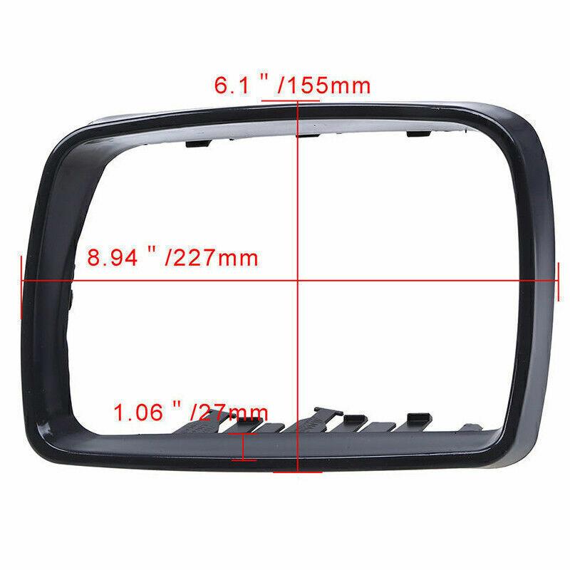 Left Driver Side Rear View Mirror Cover Cap Ring Trim FOR BMW X5 E53 1999-2006