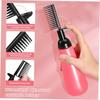 2pcs Hair Dye Applicator Bottle with Comb for Precise Root Coloring Salon and Home Use