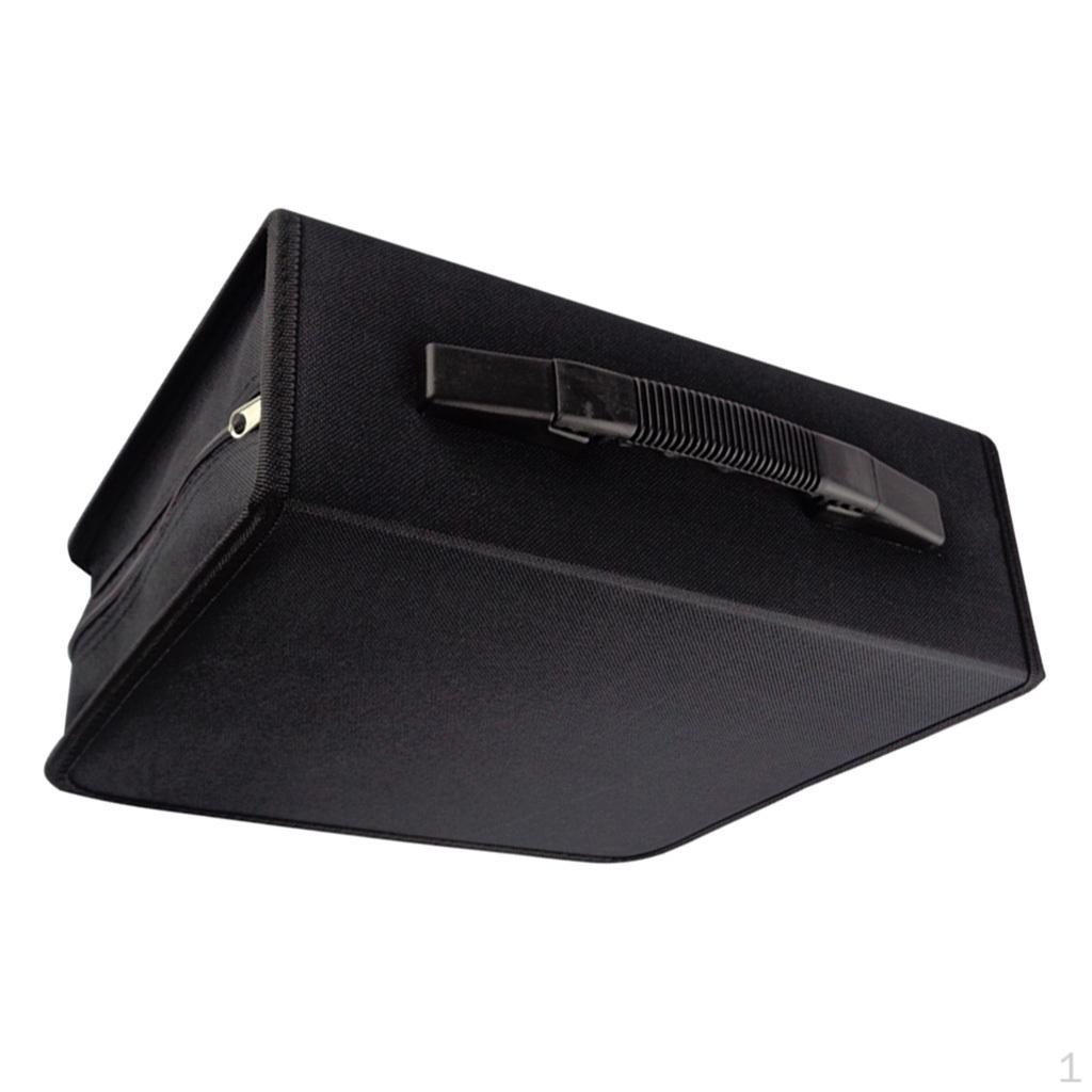 

240Disc CD Holder DVD Case Storage Wallet VCD Organizer Black PU Leather Bag