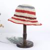 2023 new Rainbow Hand hook hats striped Women's summer hat sun hat sun visor sunshade hat summer accessories hat women red caps