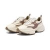 Li-Ning 1990 Classic Series Cloud Dress Lightweight High Resilience Casual Shoes Women Sneakers Light-Antique-Yellow Cinnamon-Brown ALJU018-2