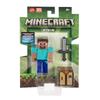 Mattel Minecraft Actionfigur & Zubehör 2er-Pack mit Steve, 3,25-Zoll-Maßstab Sammler-Spielzeugset