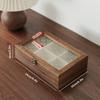 Decorative Wooden Jewelry Storage Box Vintage Solid Wood Storage Cabinet  Trinket