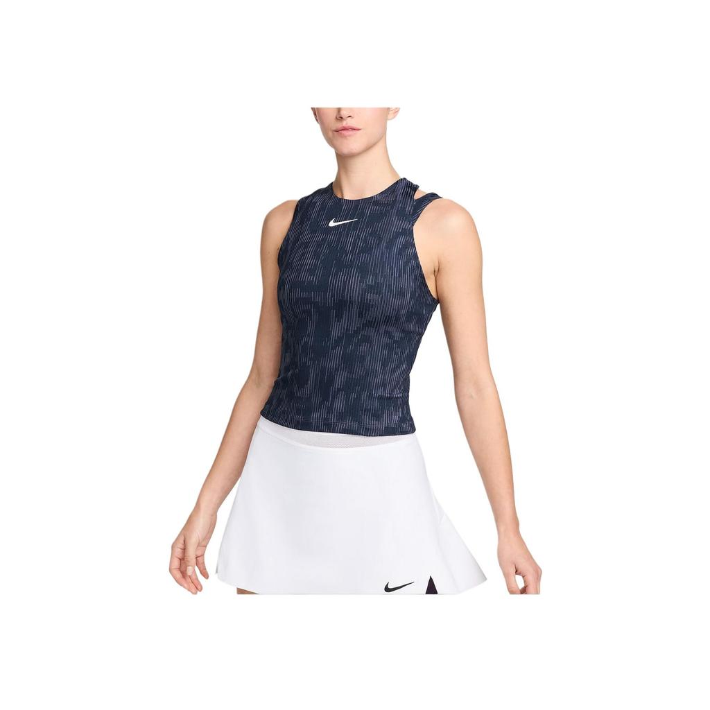 New Nike Tank Top Women's Obsidian Color/White FD5646-451