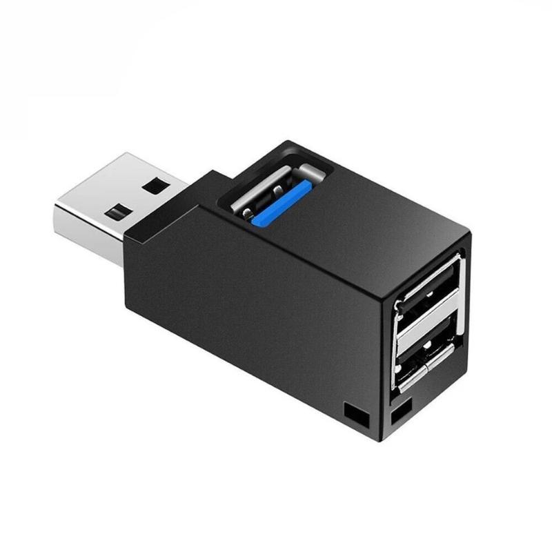 

Адаптер-концентратор USB 3.0 Расширитель Мини-разветвитель 1 на 3 порта Высокоскоростной USB 2.0 Для ПК Ноутбука U-диска Картридера A