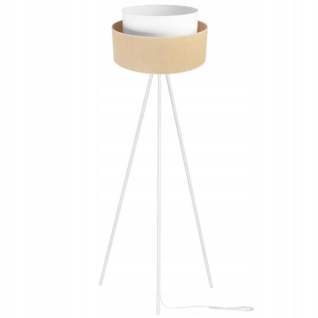 Floor Lamp Standing Tripod Metal Lampshade 45Cm