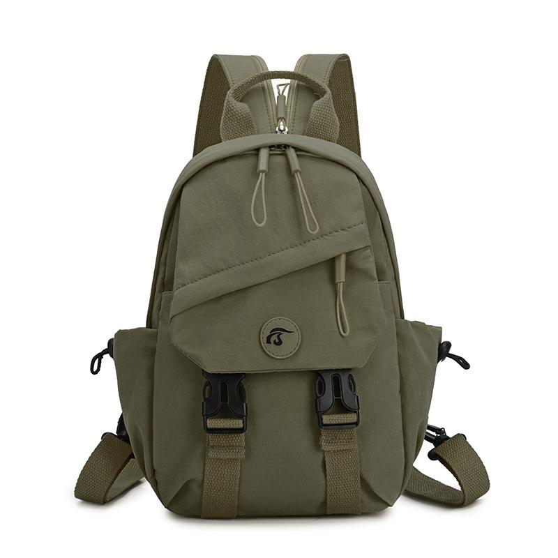 Sac à dos multifonctionnel pour femme Grande capacité Sac bandoulière poitrine pour extérieur et trajet