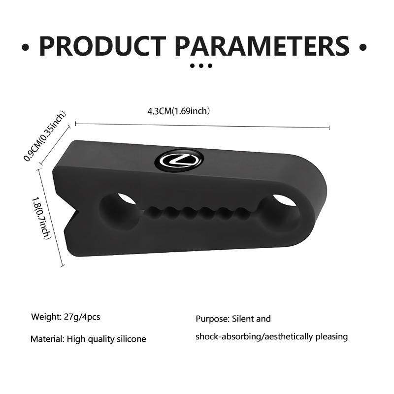 For Lexus Car Door Lock Shock Absorber Buffer Seal Shock Protector Pad IS350 ES350 IS250 IS460 IS220h IS300 LX570 UX250hOQ9