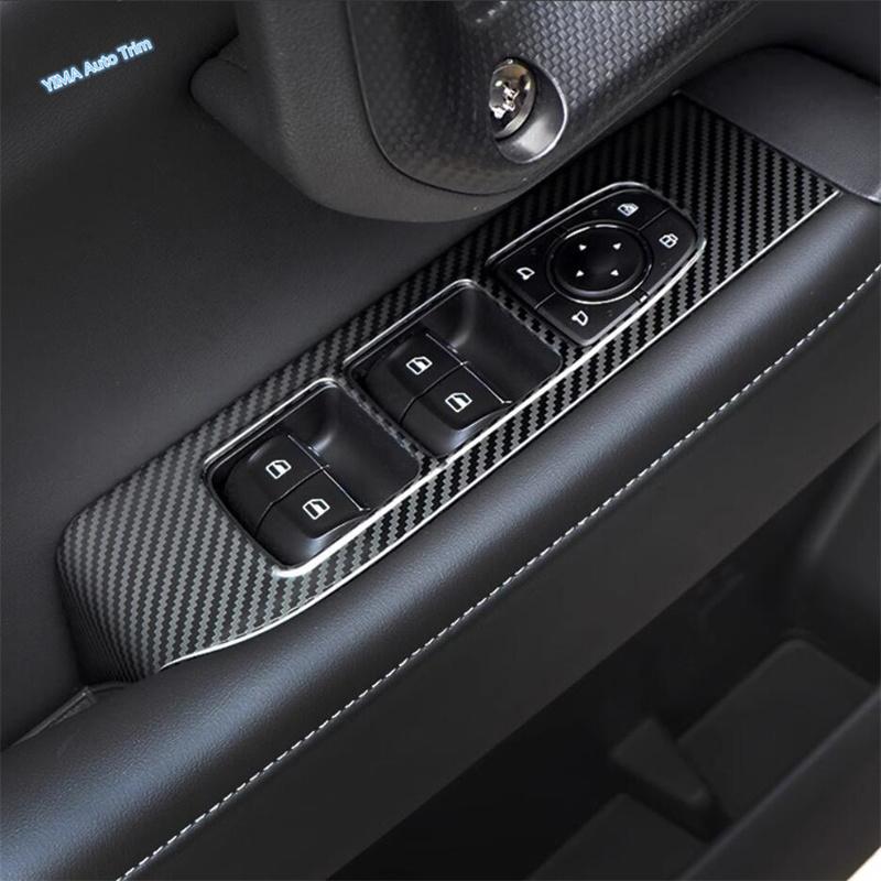 Carbon Fiber Car P-level Sequ / Water Cup Frame / AC Air Outlet Cover Trim Fit For Haval Dargo Interior Accessories
