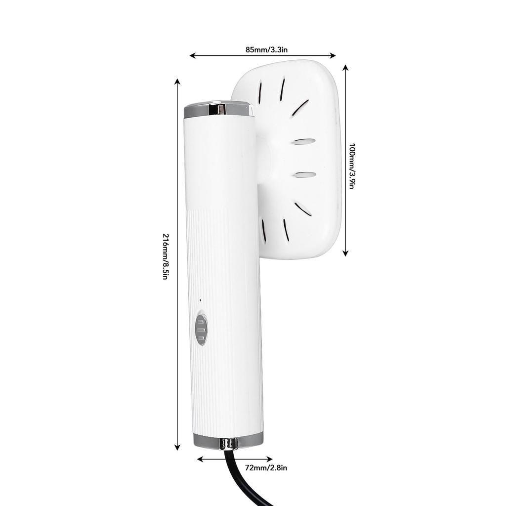 20ML Roterande Ångstrykjärn Handhållen Mini Bärbar USB-kontakt Ånggenerator Bärbar Klädångare Hem Resor Hängande Strykning