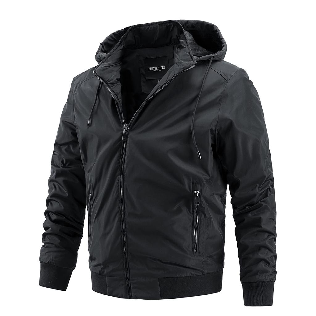 InnoBase Mountain Parka Windbreaker Anorak Jumper Blouson for Outdoor Cold and with Detachable Size Men's Activities, Climbing, Weather, Work,