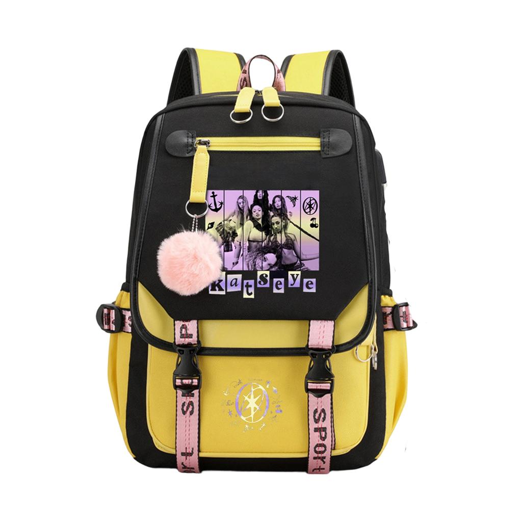 Korean Girl Group Printed School Bags For Primary And Secondary School Students