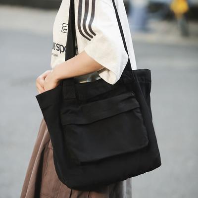Canvas Bag Male Student Large Capacity Tote Bag Crossbody Bag Men'S Casual Messenger Bag Women'S Shoulder Bar