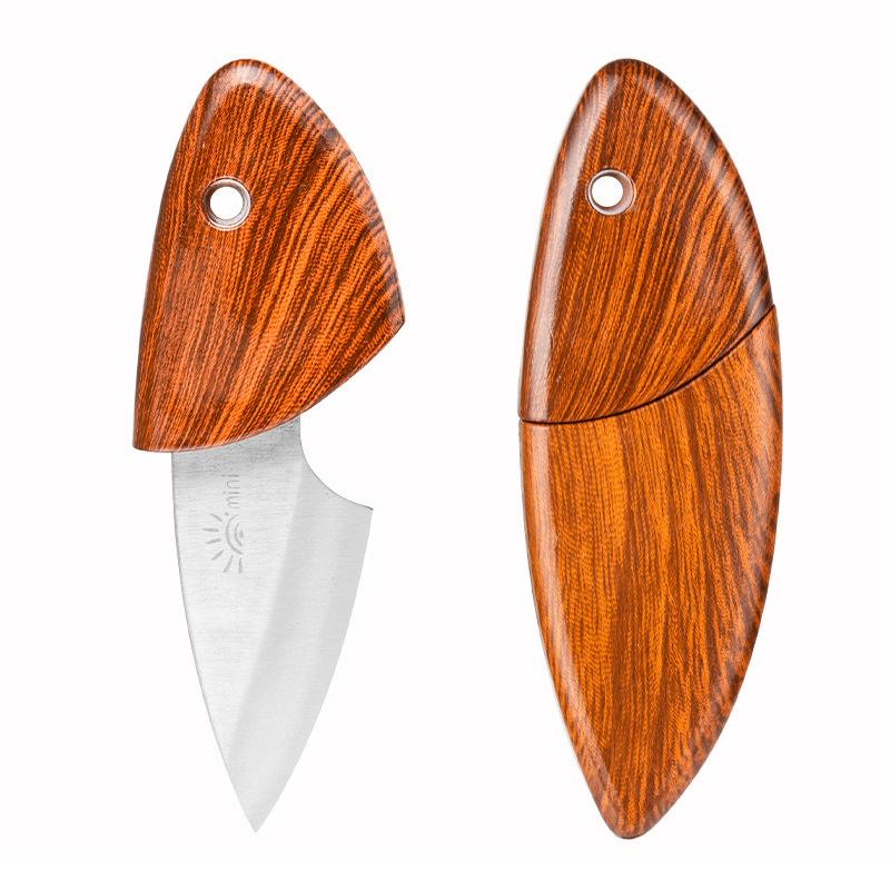1PC Mini Pocket Small Fat Pork Fruit Knife Outdoor Dismantling Express Portable Small Fat Dolphin Knife